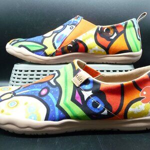 UIN Secret Garden Art Shoes  Slip-on  Women's 10.5